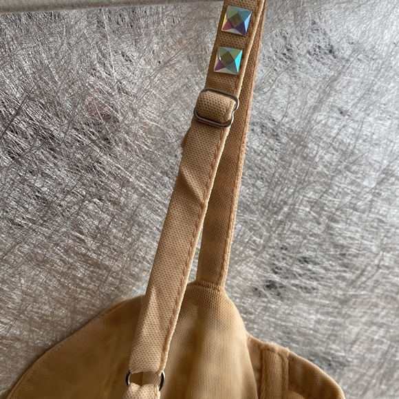 NEW! FOR LOVE AND LEMONS CRYSTAL RHINESTONE BRALETTE XS - Picture 10 of 10